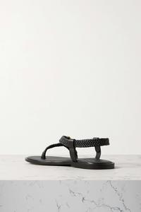 SEE BY CHLOÉ плетеные сандалии из искусственной кожи и кожи Nola, черный