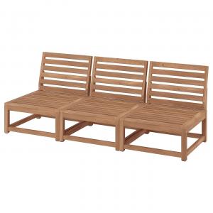 3-местный модульный диван NÄMMARÖ IKEA, светло-коричневый