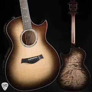 Taylor-guitars Custom #26 C14ce B5026 Grand Auditorium Sitka Spruce/Клен с крупными листами в рисунке «квилтед» - Silver Cranberry Supernova/NAMM 2025