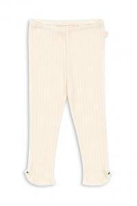 Детские хлопковые леггинсы PAPIN PANTS GOTS Konges Sløjd, бежевый