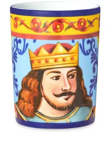 Фарфоровая кружка с архивным принтом Dolce & Gabbana, синий