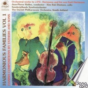 CD диск Hartmann / Dinitzen / Wallez / Danish Philharmonic: Harmonius Families 1