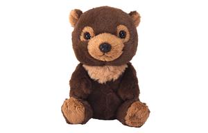 Кукла маленькая имитация бурого медведя милая уютная игрушка высота около 14 см SUNLEMONORIGINAL, bear p-6142
