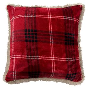 Декоративная подушка textino Rob, красный - полиэстер - 45 x 15 x 45 см