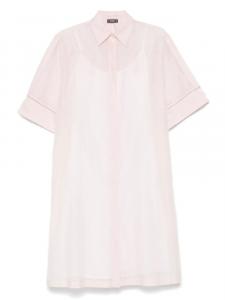 Полупрозрачное платье миди Peserico, розовый