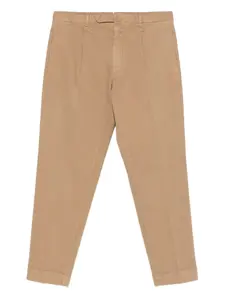 Плиссированные брюки Dell'Oglio, коричневый