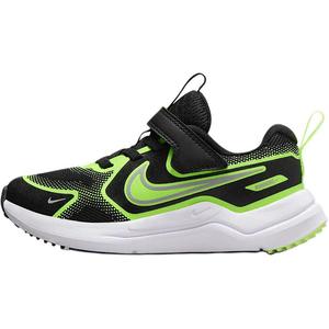 Дышащие низкие кроссовки Cosmic Runner для детей Nike, черный/зеленый