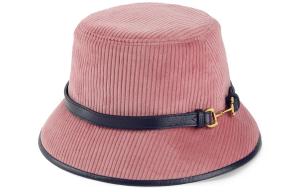 GUCCI Кордовая шляпа-ведро с подковой, Pink