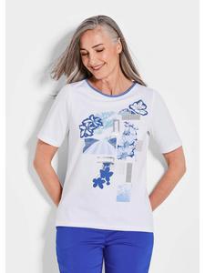 Футболка GOLDNER, цвет weiß/gemustert