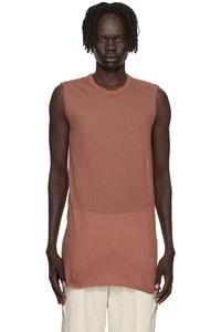 Rick Owens Розовая майка Concordians Basic SL