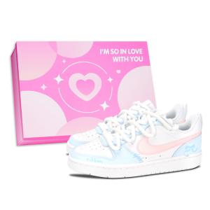 Детские скейтерские кроссовки Court Borough для младших школьников Nike, синий