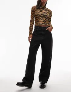 Черные свободные джинсы прямого кроя Carhartt WIP Brandon