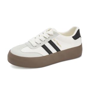 Женские устойчивые к истиранию низкие скейтерские туфли для увеличения роста La Chapelle, фиолетовые