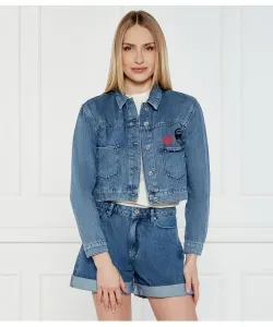 Джинсовая куртка Ikon Duo Regular fit Karl Lagerfeld, синий