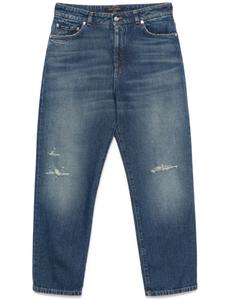 Джинсы Dolce & Gabbana с потертостями, синий