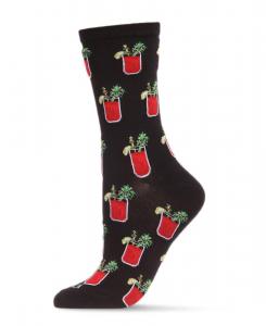 Женские носки Bloody Mary Delight Crew Socks MeMoi, Black