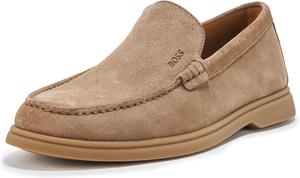 BOSS Женские повседневные мокасины из замши, Brownstone