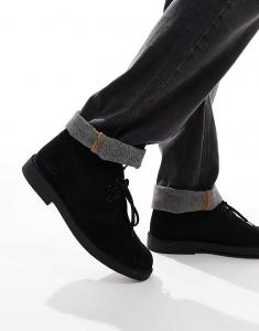 Черные ботинки Clarks Desert Evo