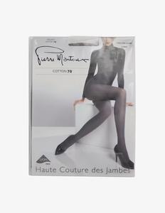 Хлопковые колготки плотностью 70 ден Pierre Mantoux, серый