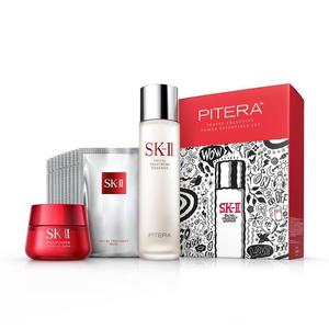 SK II Ultimate Empowerment набор для ухода за кожей восстанавливающий комплект из 3 предметов SK-II, Facial Masks 10-Pack+Goddess Water 250ml+Essence Cream 100g