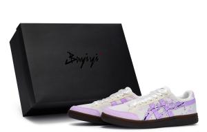 Onitsuka Tiger Advanti Кроссовки для скейтбординга Унисекс Лоу-топ Фиолетово-белые, цвет White Purple