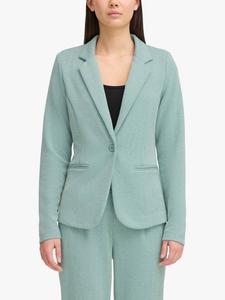 Приталенный пиджак Kate в рубчик жаккард ICHI, Beryl Green/Almond