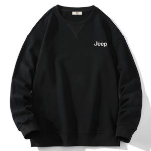 Свитшот Unisex Crew Neck Moderate Regular Jeep, pure черный