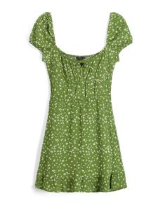 Платье Bershka, зеленый