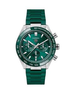 Каррера хронограф, 44 мм TAG Heuer, цвет Green