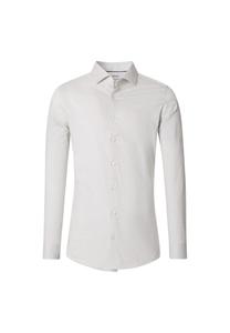 Деловая рубашка облегающая фигуру Venti, цвет champagner