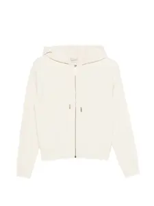 Кардиган на молнии с капюшоном MONCLER, нейтральный