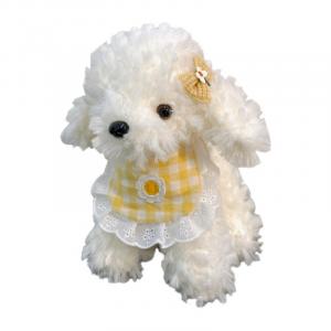 Биб тедди, милый щенок в клетку, кружевной биб кукла плюшевая кукла высота 26см Mise