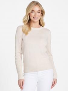 Свитер с длинными рукавами от Рэйчел Баттон Guess Factory, Dove White