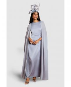 Женское длинное платье-накидка без рукавов Coast, Pale blue