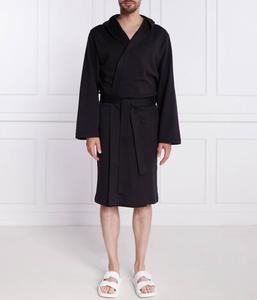 Халат без смелого халата Regular fit Boss, черный