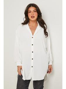 Белая рубашка Curvy Lady