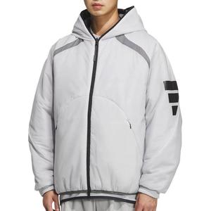 Adidas Пуховик FUSTL мужской серый, Gray