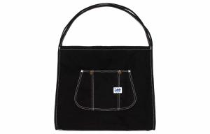 Lee Хлопковая с полиэстером сумка через плечо, повседневная сумка унисекс black