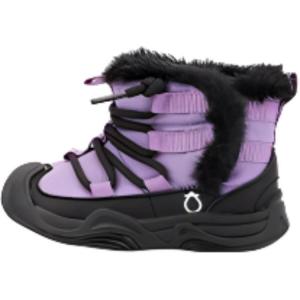 Нескользящие теплые высокие детские ботинки для детей от 3 до 7 лет QINUOSHU, фиолетовый