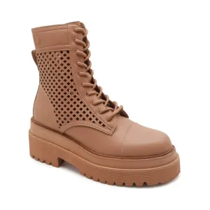 Фиолетовые ботильоны 34 с добавлением кожи Liu Jo, коричневый