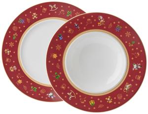 Столовый сервиз X-Mas, красный
