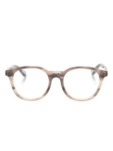Linda Farrow очки Powell в D-образной оправе, коричневый