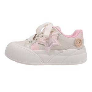 Boldi Kuki Женские лоу-топ скейтборд кроссовки розовые, цвет Pink