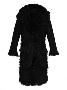 Дубленка The Attico, черный