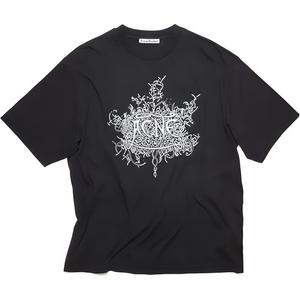 Футболка унисекс черная Acne Studios, черный