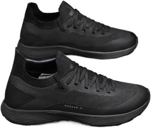 Мужские походные кроссовки Легкие дышащие кроссовки для трейла Летние прочные противоскользящие кроссовки для трекинга с толстой подошвой Qacksv, черный