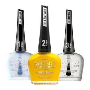 Лак для ногтей GEL EVOLUTION с гелевым эффектом. Без УФ-лампы. Срок службы до 12 дней. 0,5 жидких унций. Masglo