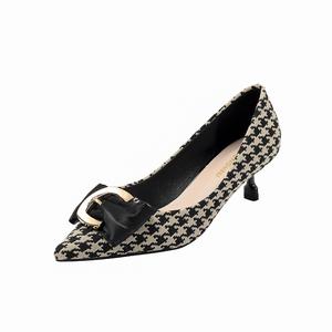 Тонкие каблуки Высокие каблуки 5 см Женские Qiandongmeili, Черный