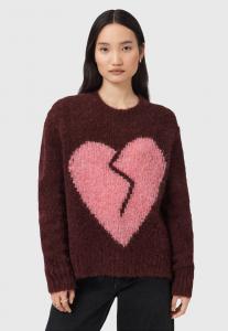 Джемпер AllSaints LUVHEART CREW, Red