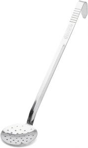 Скиммер из нержавеющей стали De Buyer, сверхпрочный, диаметр 8 см, серебристого цвета